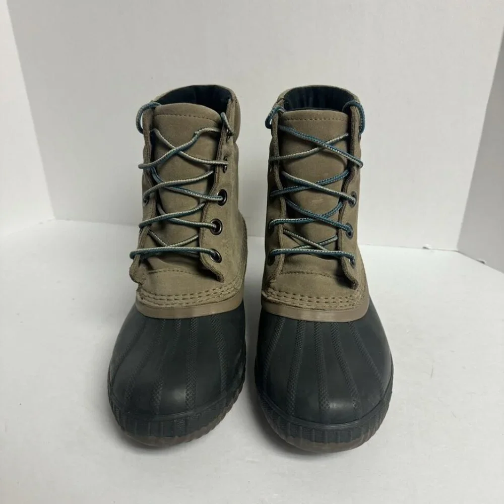 Sorel Youth Cheyanne II Waterproof Boot Khaki Size 5 M